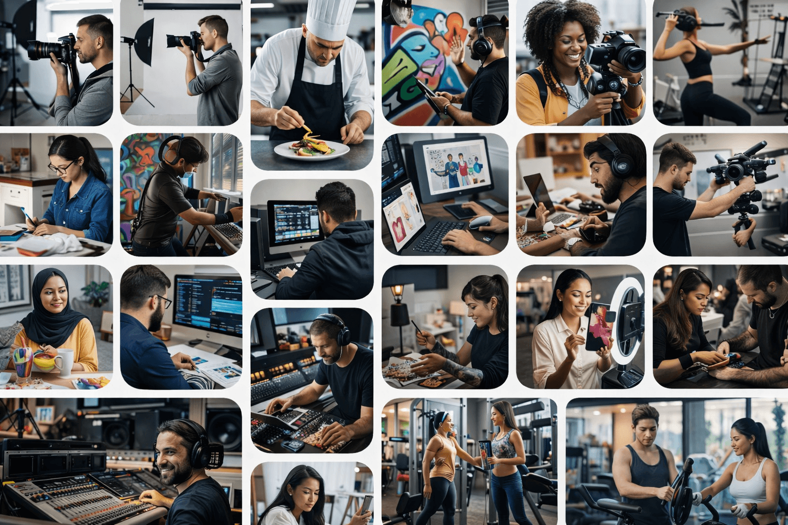 Creators Bento Grid
